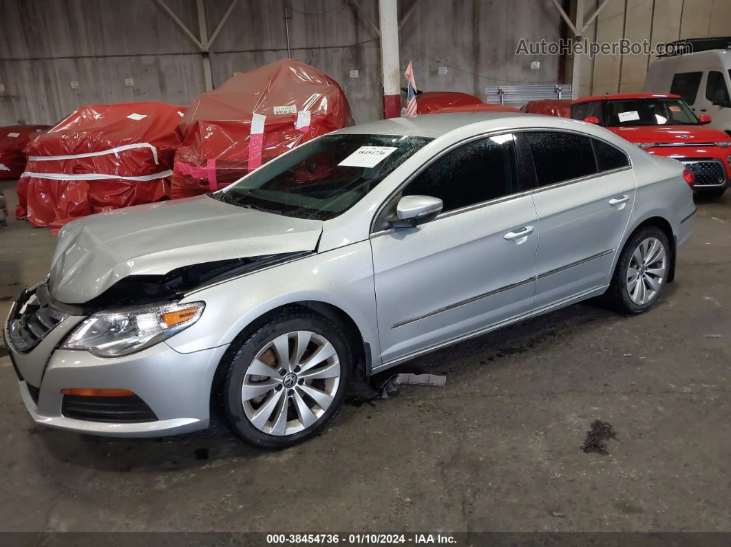 2012 Volkswagen Cc Sport Silver vin: WVWMP7AN7CE505248