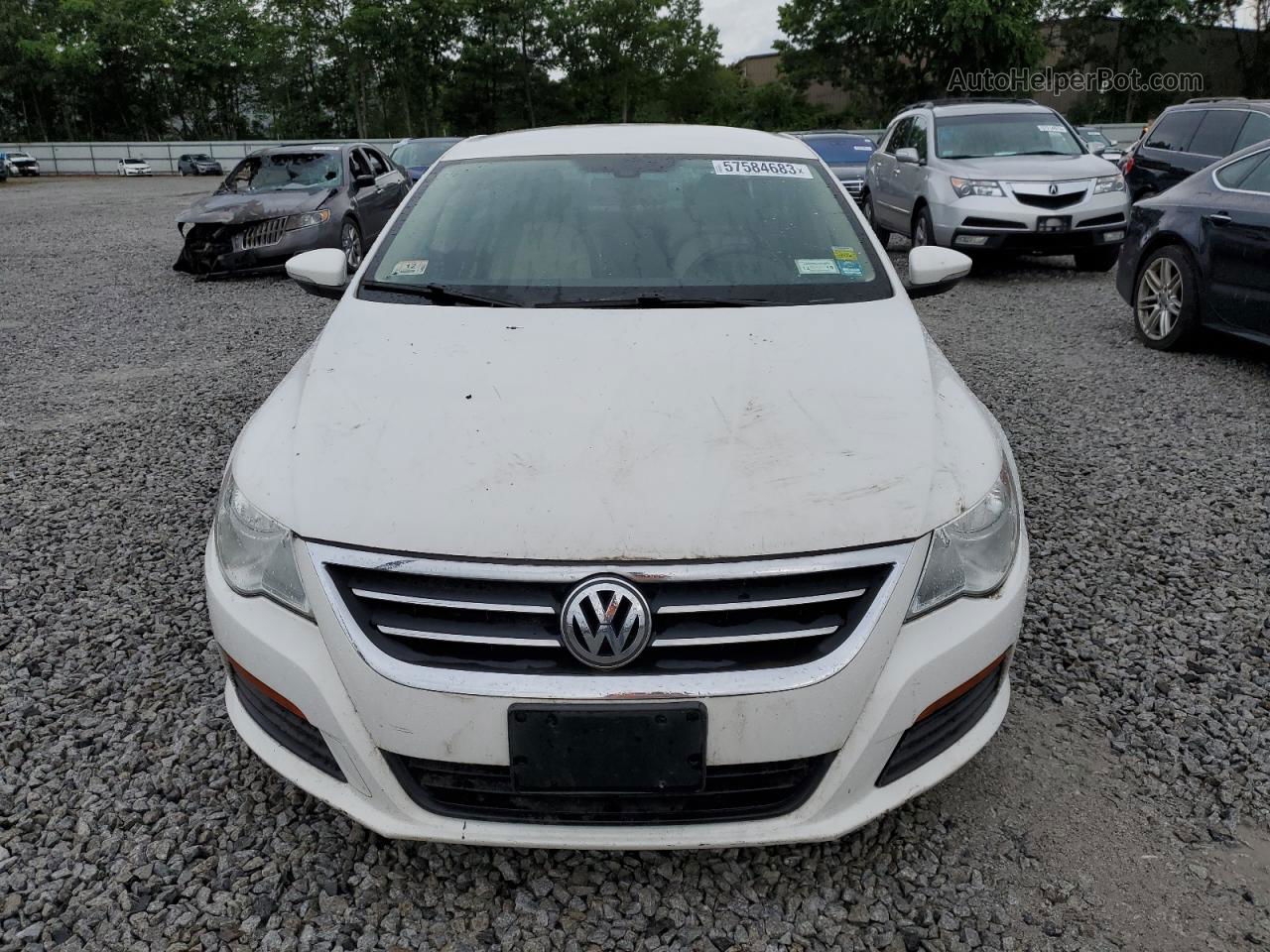 2012 Volkswagen Cc Sport White vin: WVWMP7AN7CE528478