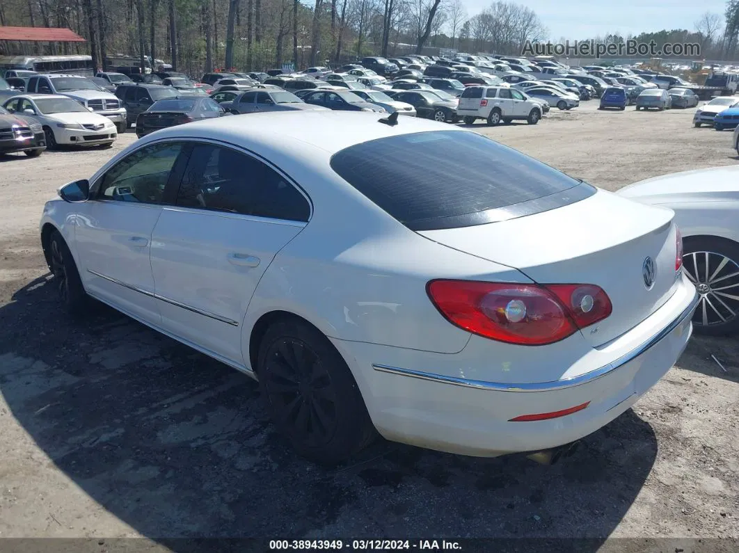 2012 Volkswagen Cc Sport White vin: WVWMP7AN7CE530716