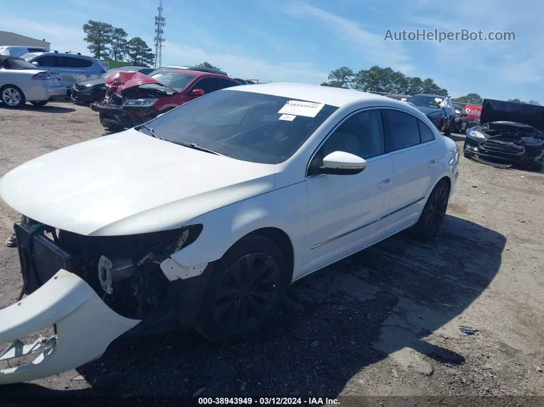 2012 Volkswagen Cc Sport White vin: WVWMP7AN7CE530716