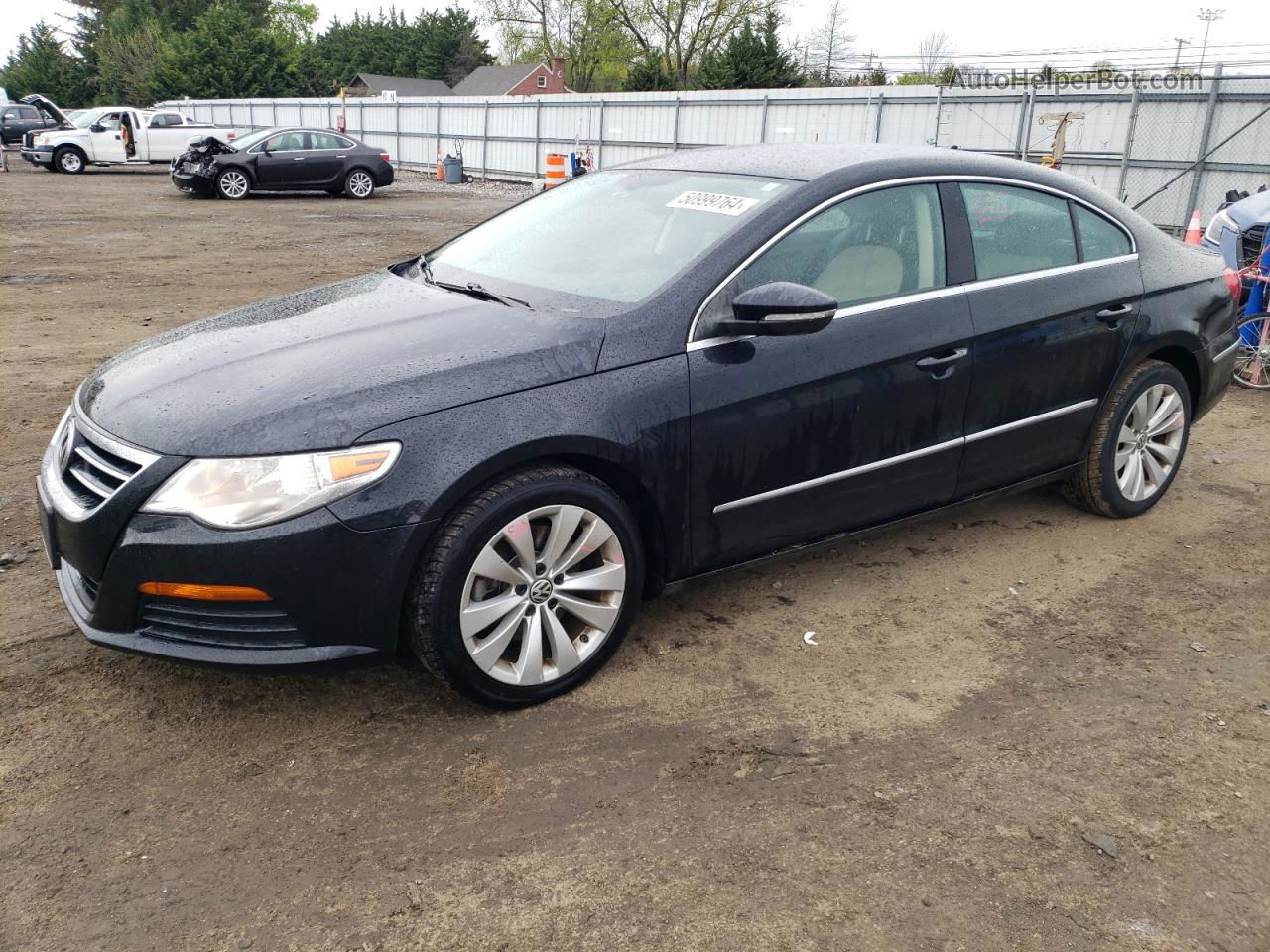 2012 Volkswagen Cc Sport Черный vin: WVWMP7AN7CE544258