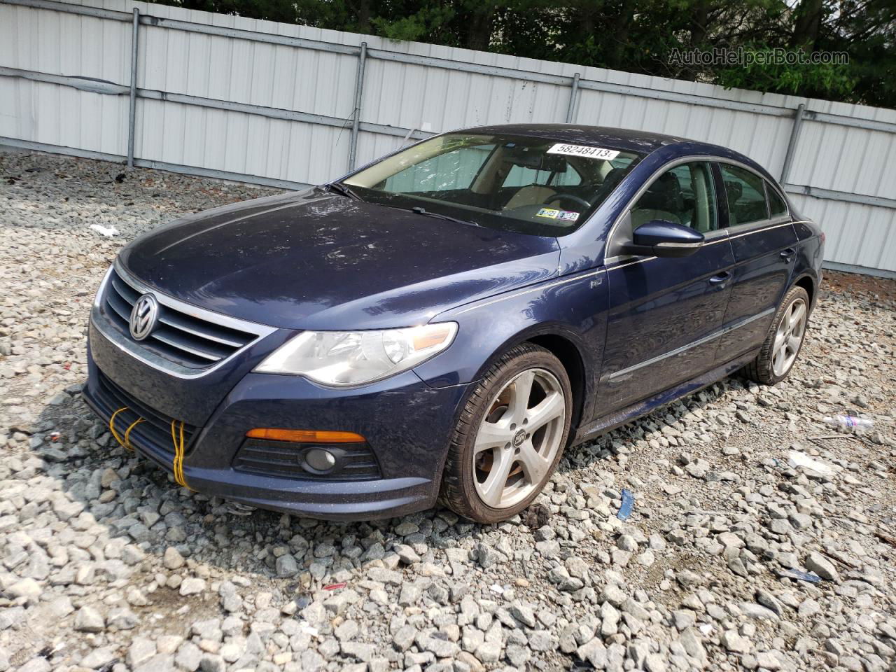 2012 Volkswagen Cc Sport Blue vin: WVWMP7AN8CE504304