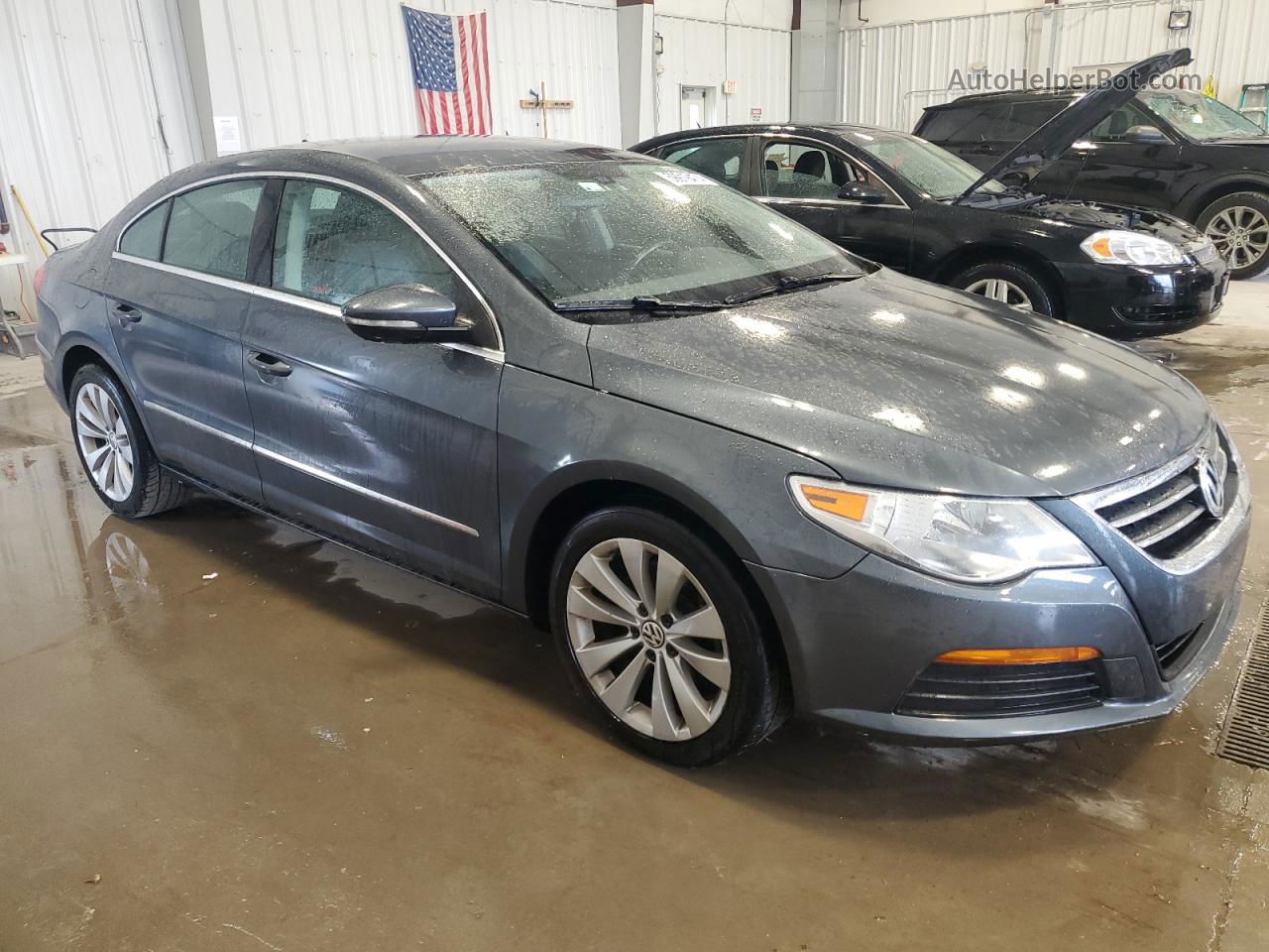 2012 Volkswagen Cc Sport Gray vin: WVWMP7AN8CE505520