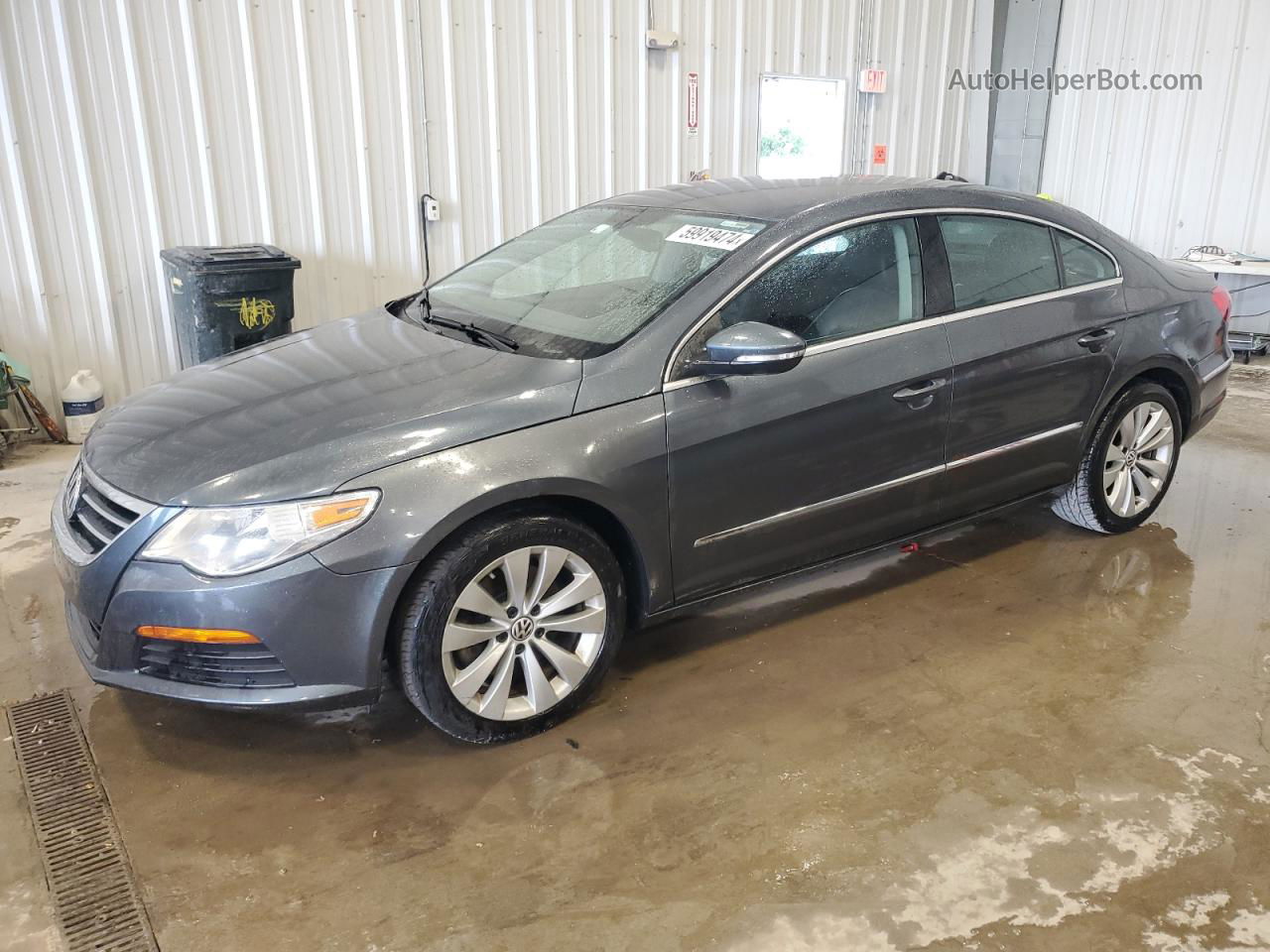 2012 Volkswagen Cc Sport Gray vin: WVWMP7AN8CE505520