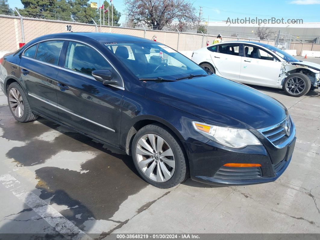 2012 Volkswagen Cc Sport Black vin: WVWMP7AN8CE531776