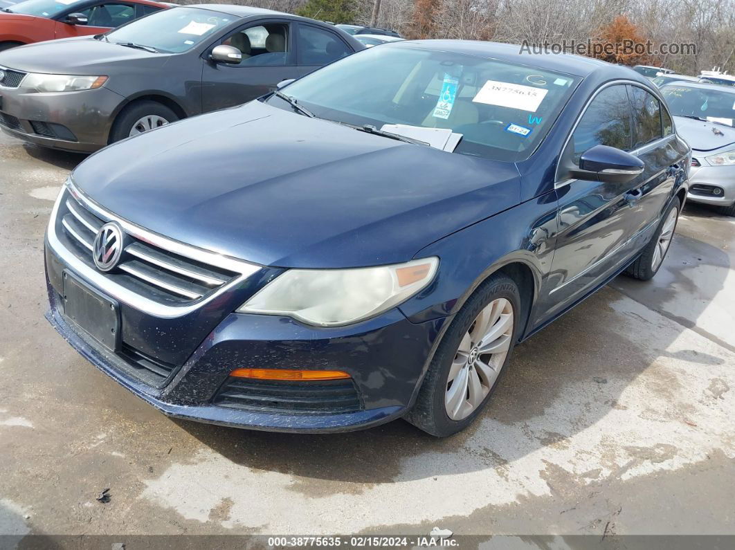 2012 Volkswagen Cc Sport Blue vin: WVWMP7AN9CE518101