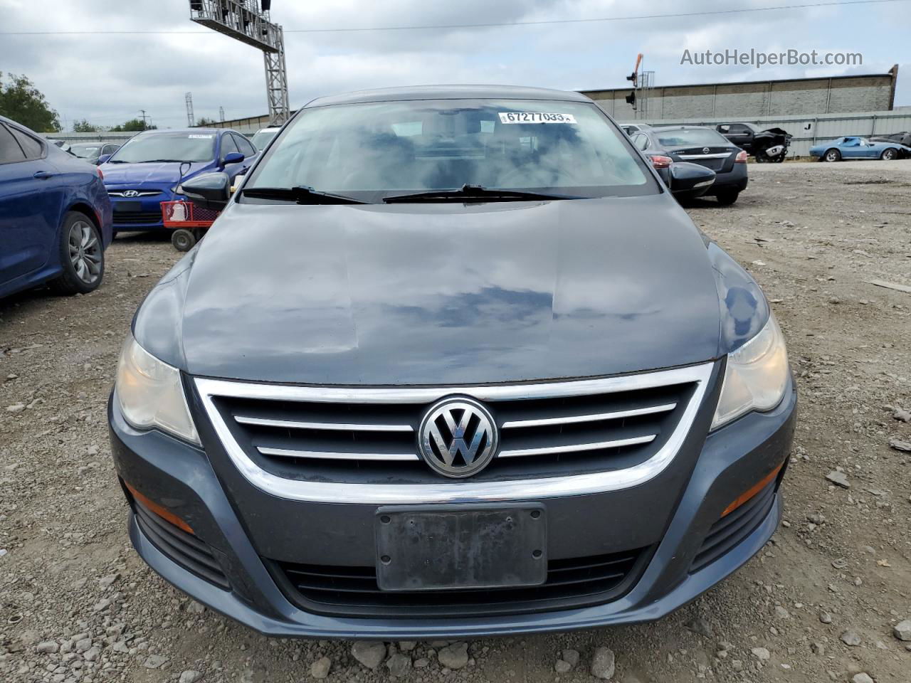 2012 Volkswagen Cc Sport Blue vin: WVWMP7ANXCE500299