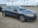 2012 Volkswagen Cc Sport Blue vin: WVWMP7ANXCE500299