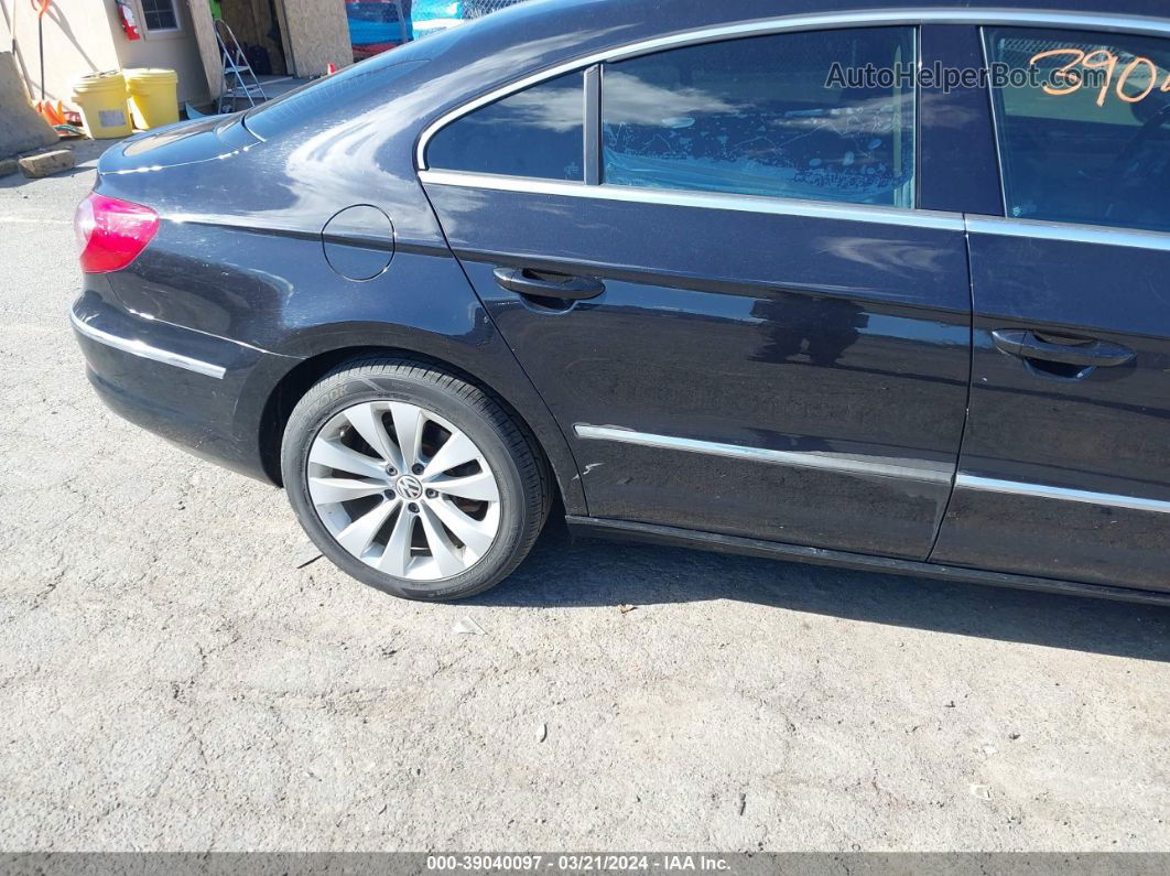 2012 Volkswagen Cc Sport Black vin: WVWMP7ANXCE502764