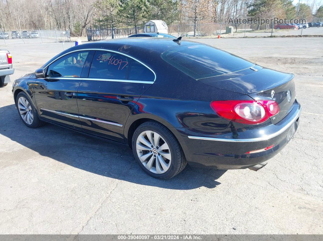 2012 Volkswagen Cc Sport Black vin: WVWMP7ANXCE502764