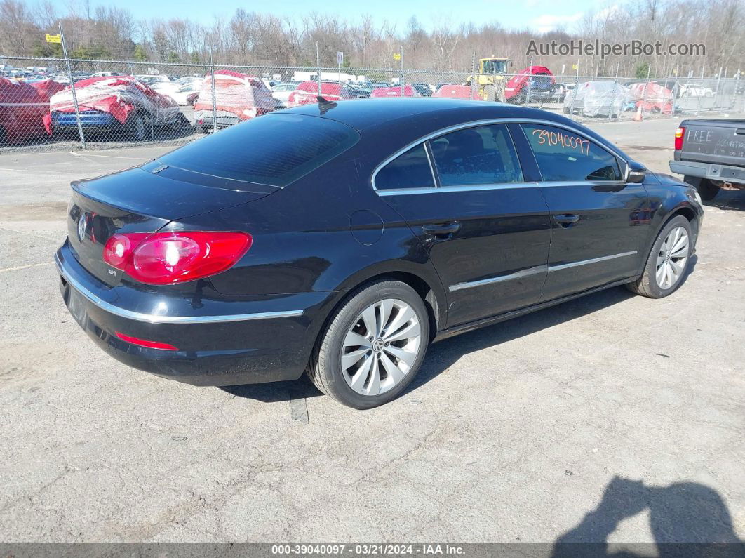 2012 Volkswagen Cc Sport Black vin: WVWMP7ANXCE502764