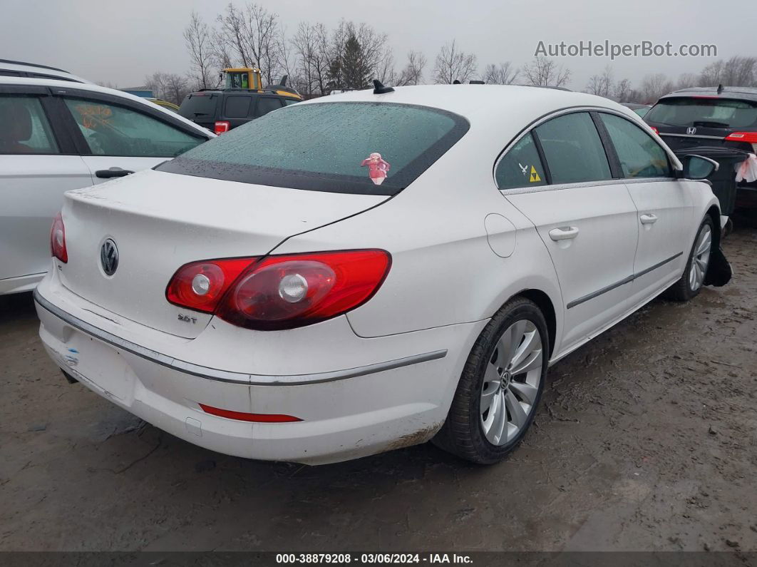 2012 Volkswagen Cc Sport White vin: WVWMP7ANXCE503896