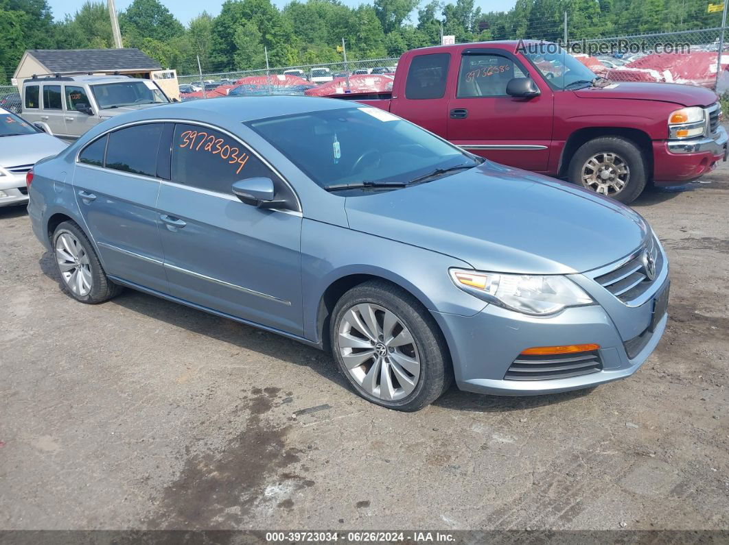 2012 Volkswagen Cc Sport Light Blue vin: WVWMP7ANXCE508824