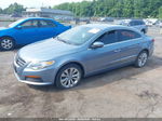 2012 Volkswagen Cc Sport Light Blue vin: WVWMP7ANXCE508824