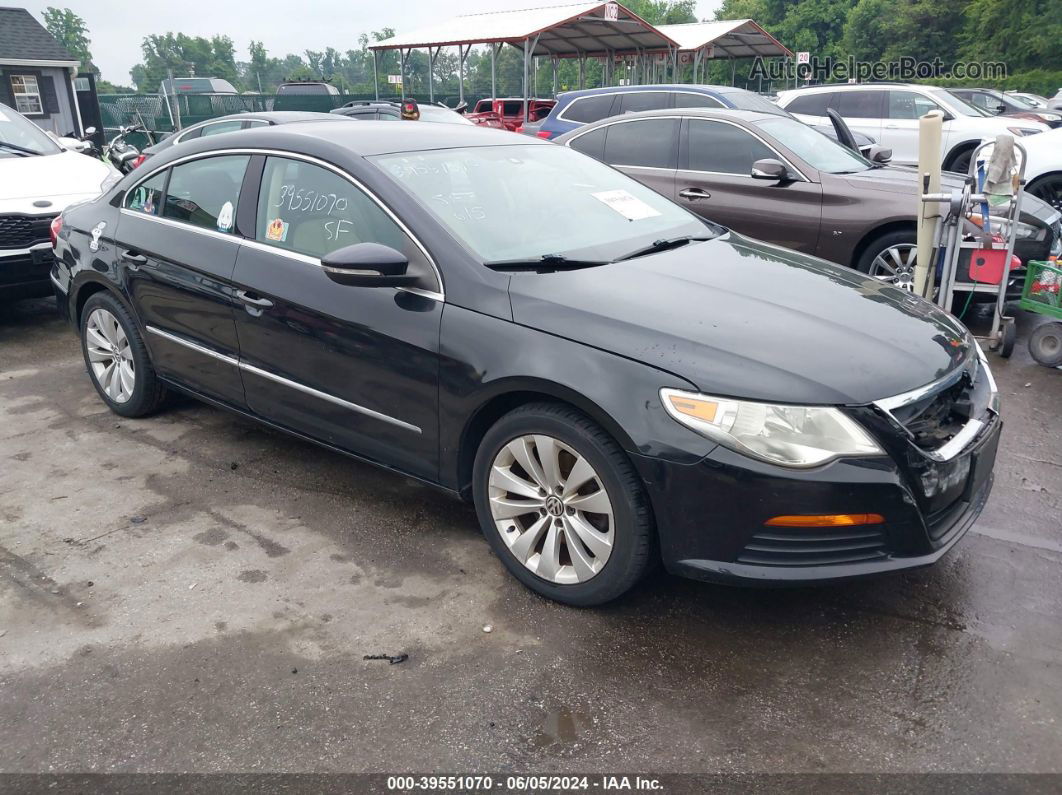 2012 Volkswagen Cc Sport Black vin: WVWMP7ANXCE528443