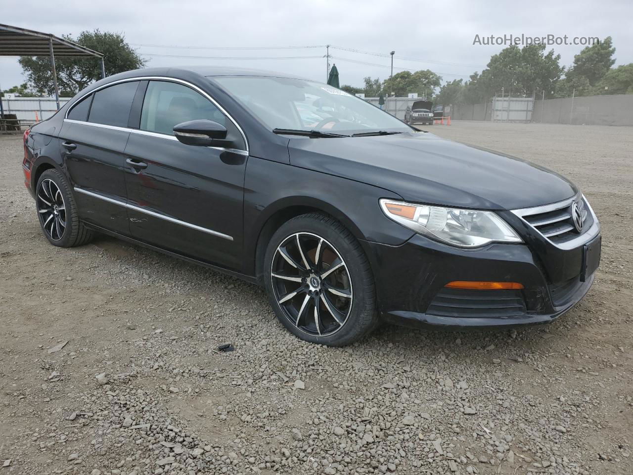 2012 Volkswagen Cc Sport Black vin: WVWMP7ANXCE542326