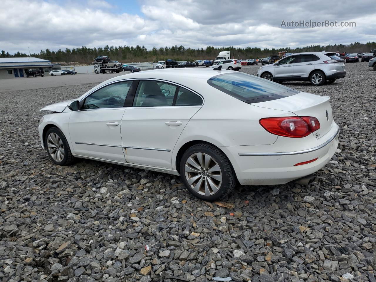 2012 Volkswagen Cc Sport White vin: WVWMP7ANXCE548059