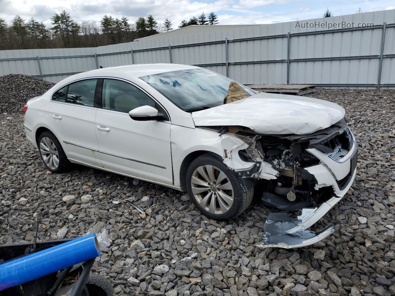 2012 Volkswagen Cc Sport White vin: WVWMP7ANXCE548059