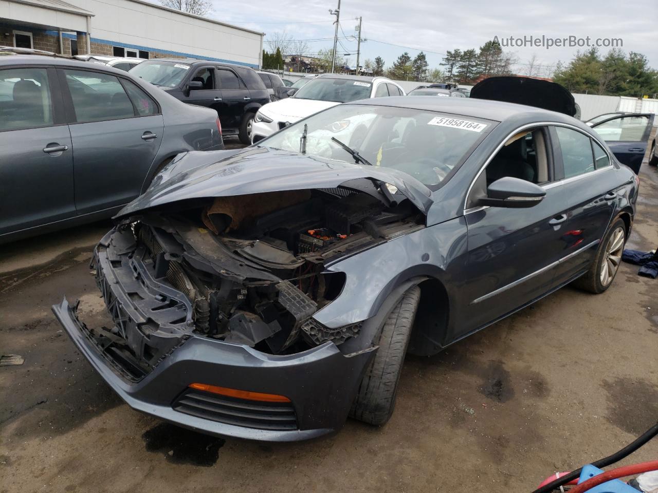 2012 Volkswagen Cc Sport Gray vin: WVWMP7ANXCE550362