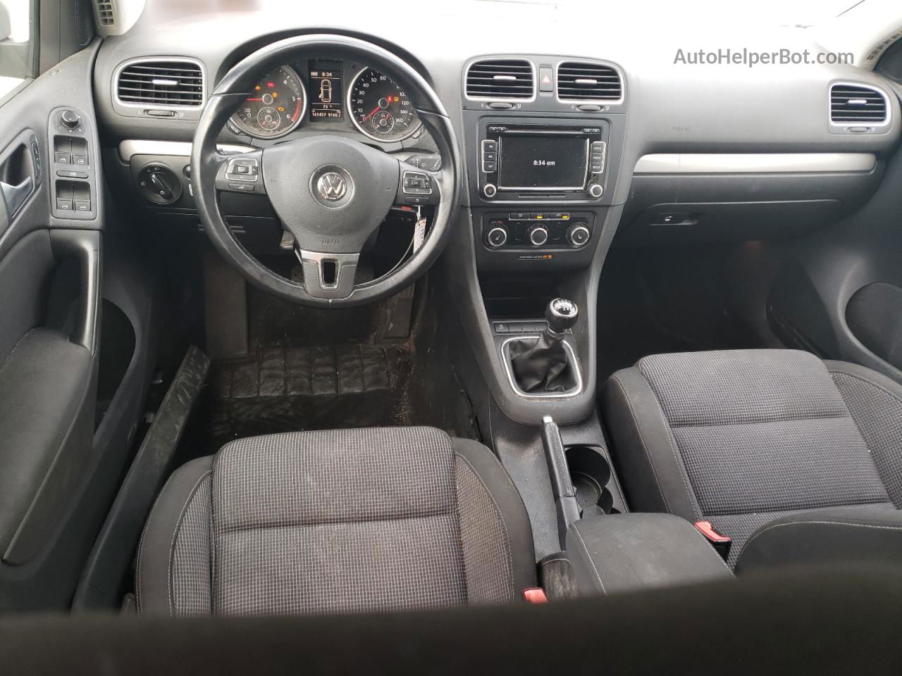 2014 Volkswagen Golf  Серебряный vin: WVWNM7AJ6EW008053