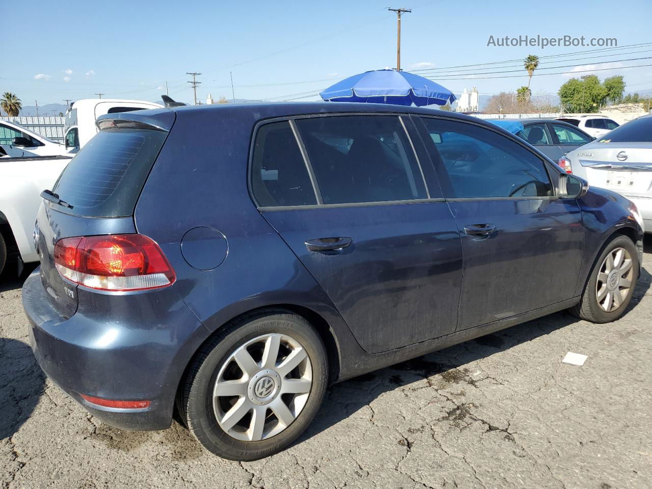 2014 Volkswagen Golf  Угольный vin: WVWNM7AJ9EW008953