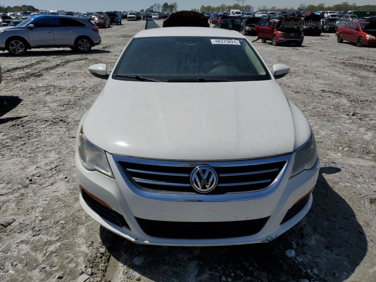 2012 Volkswagen Cc Sport White vin: WVWNN7AN4CE504956