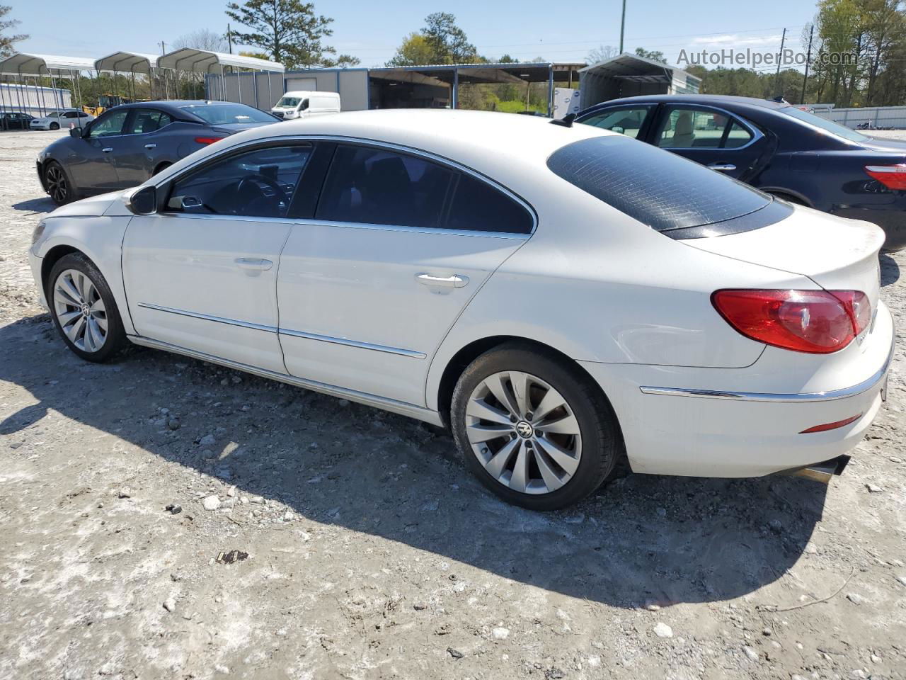 2012 Volkswagen Cc Sport White vin: WVWNN7AN4CE504956