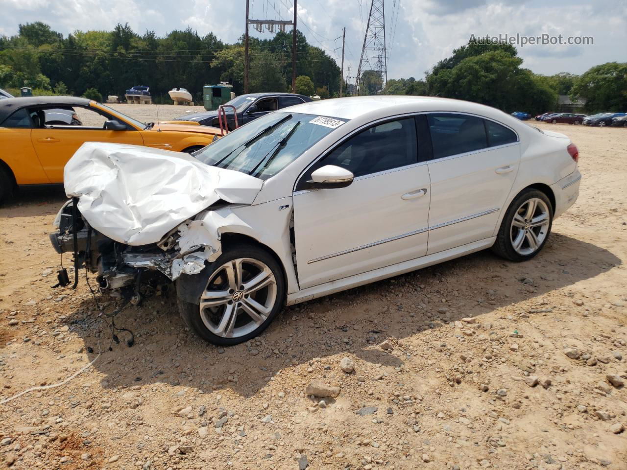 2012 Volkswagen Cc Sport Белый vin: WVWNN7AN7CE508628