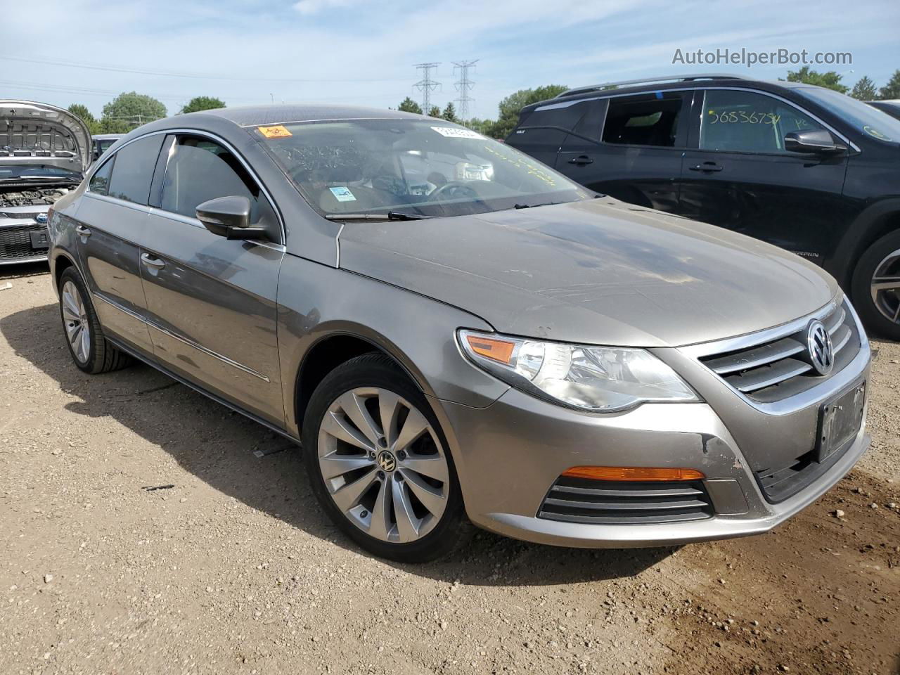 2012 Volkswagen Cc Sport Tan vin: WVWNN7AN9CE529898