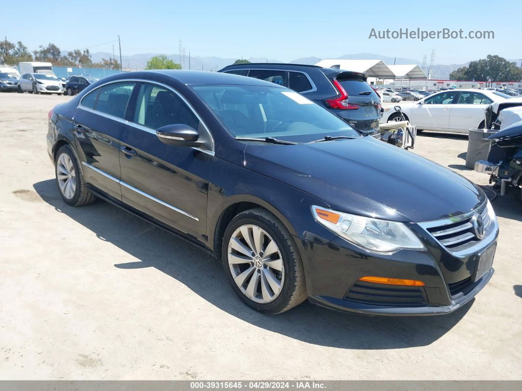 2012 Volkswagen Cc Sport Black vin: WVWNP7AN1CE511731