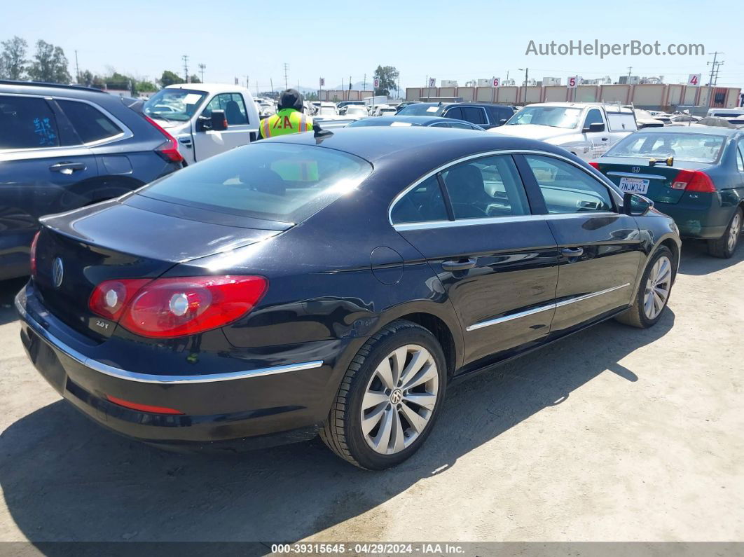 2012 Volkswagen Cc Sport Black vin: WVWNP7AN1CE511731