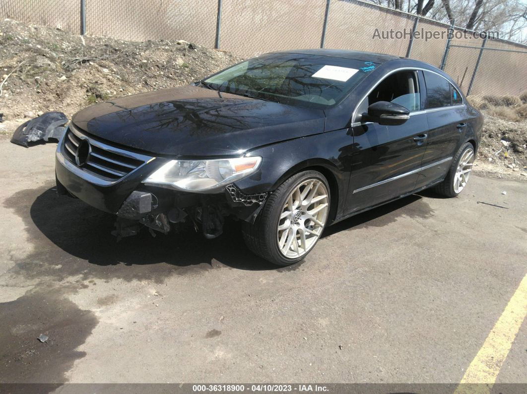 2012 Volkswagen Cc Sport Black vin: WVWNP7AN1CE520610