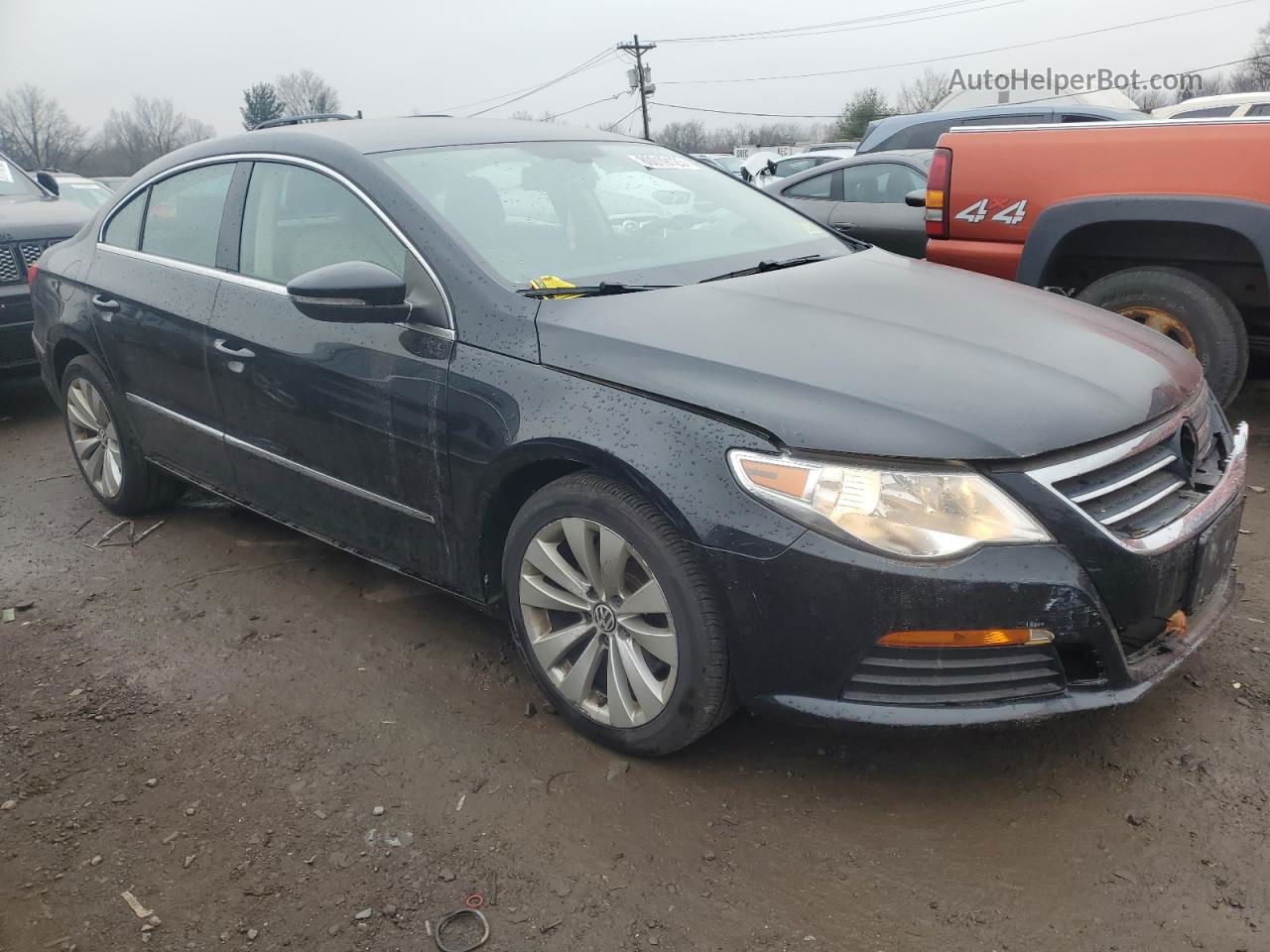 2012 Volkswagen Cc Sport Черный vin: WVWNP7AN3CE512105