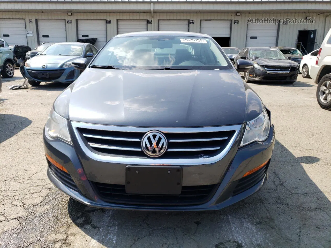 2012 Volkswagen Cc Sport Gray vin: WVWNP7AN5CE506015