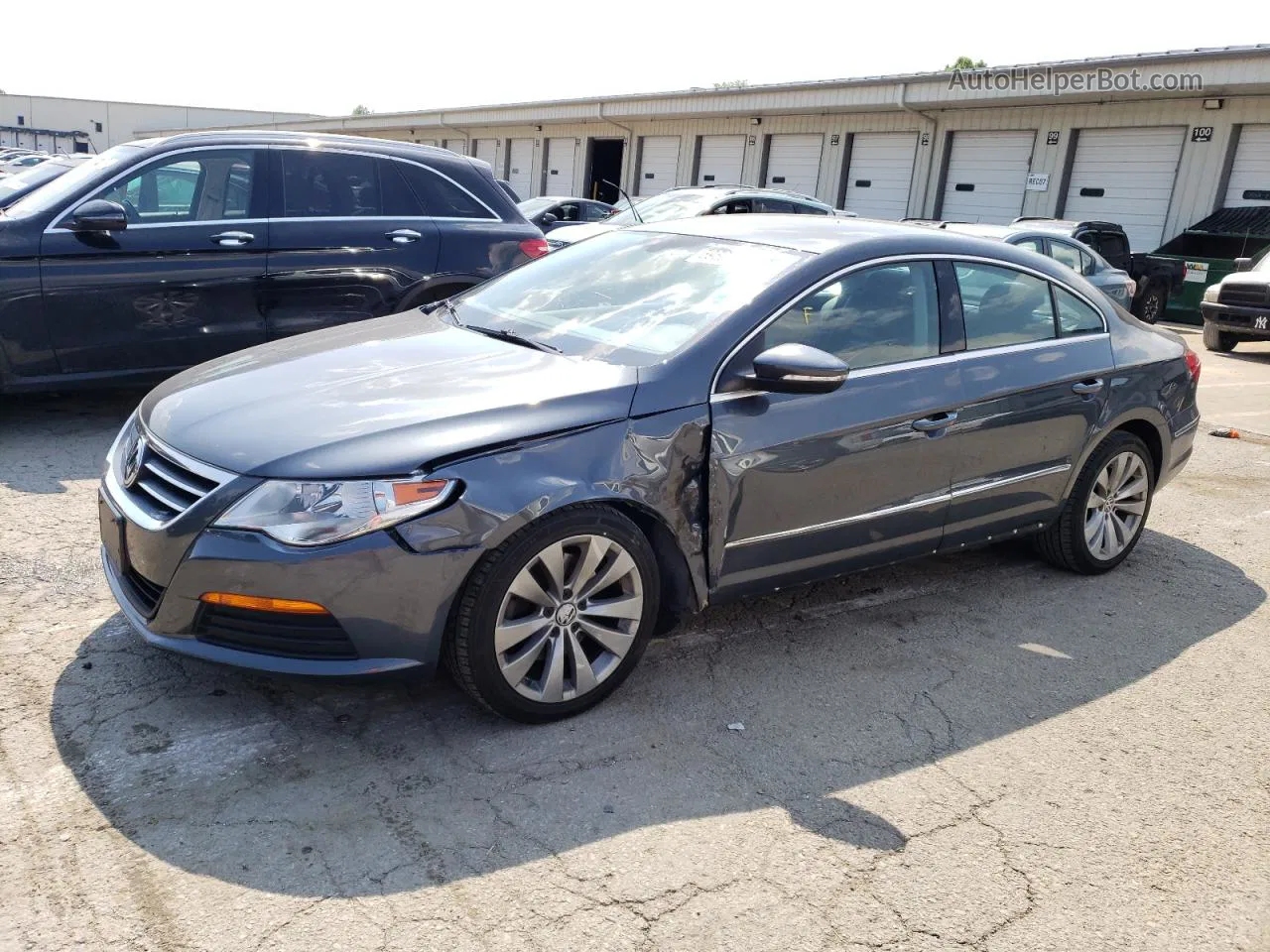 2012 Volkswagen Cc Sport Gray vin: WVWNP7AN5CE506015