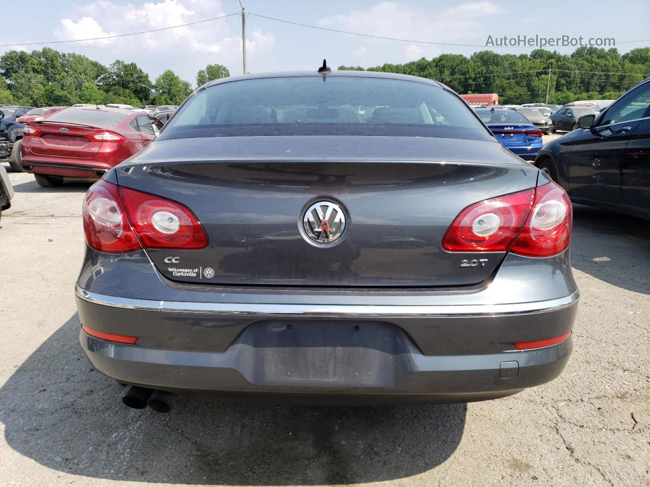 2012 Volkswagen Cc Sport Gray vin: WVWNP7AN5CE506015