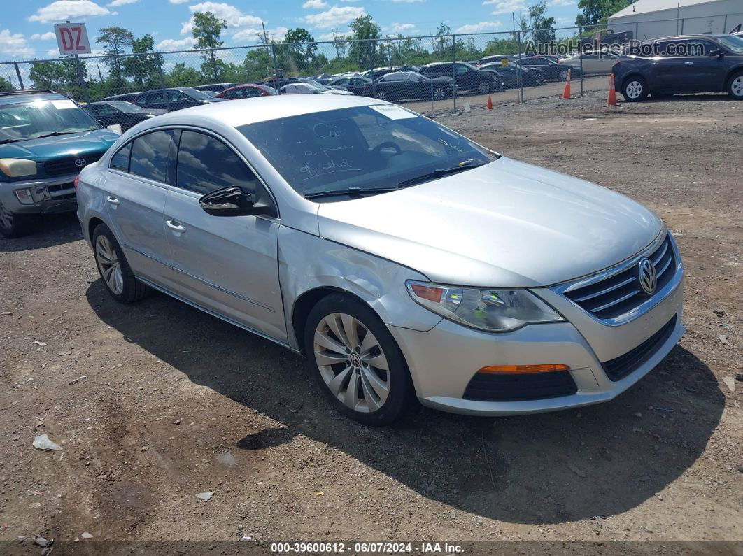 2012 Volkswagen Cc Sport Silver vin: WVWNP7AN5CE519685