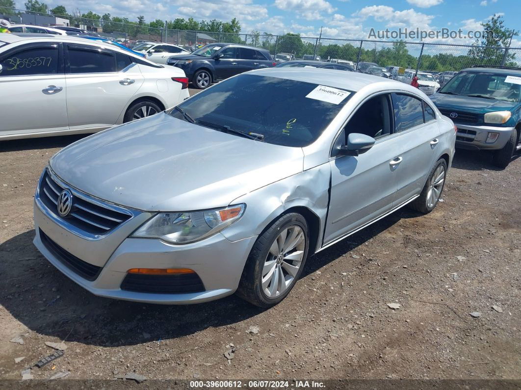 2012 Volkswagen Cc Sport Silver vin: WVWNP7AN5CE519685