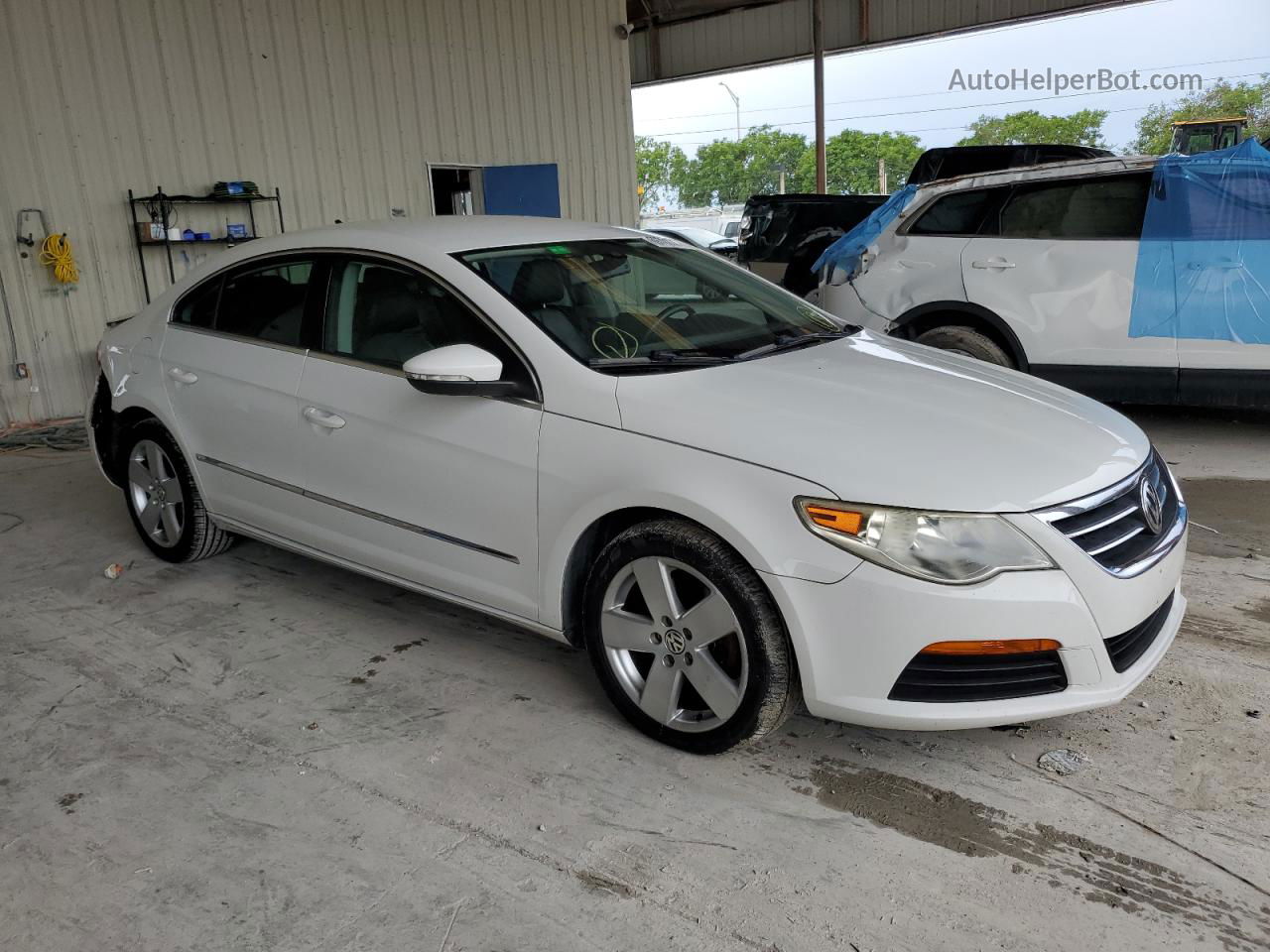 2012 Volkswagen Cc Sport White vin: WVWNP7AN8CE508907