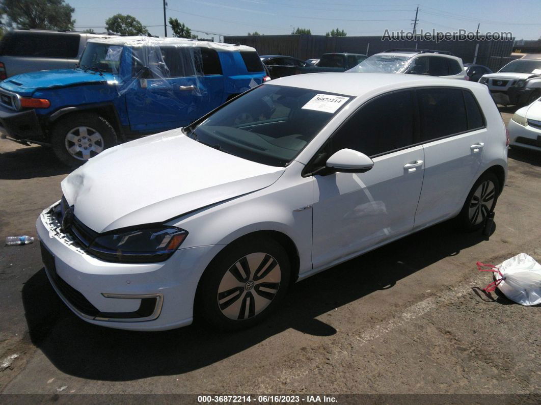 2015 Volkswagen E-golf Sel Premium White vin: WVWPP7AU0FW909186