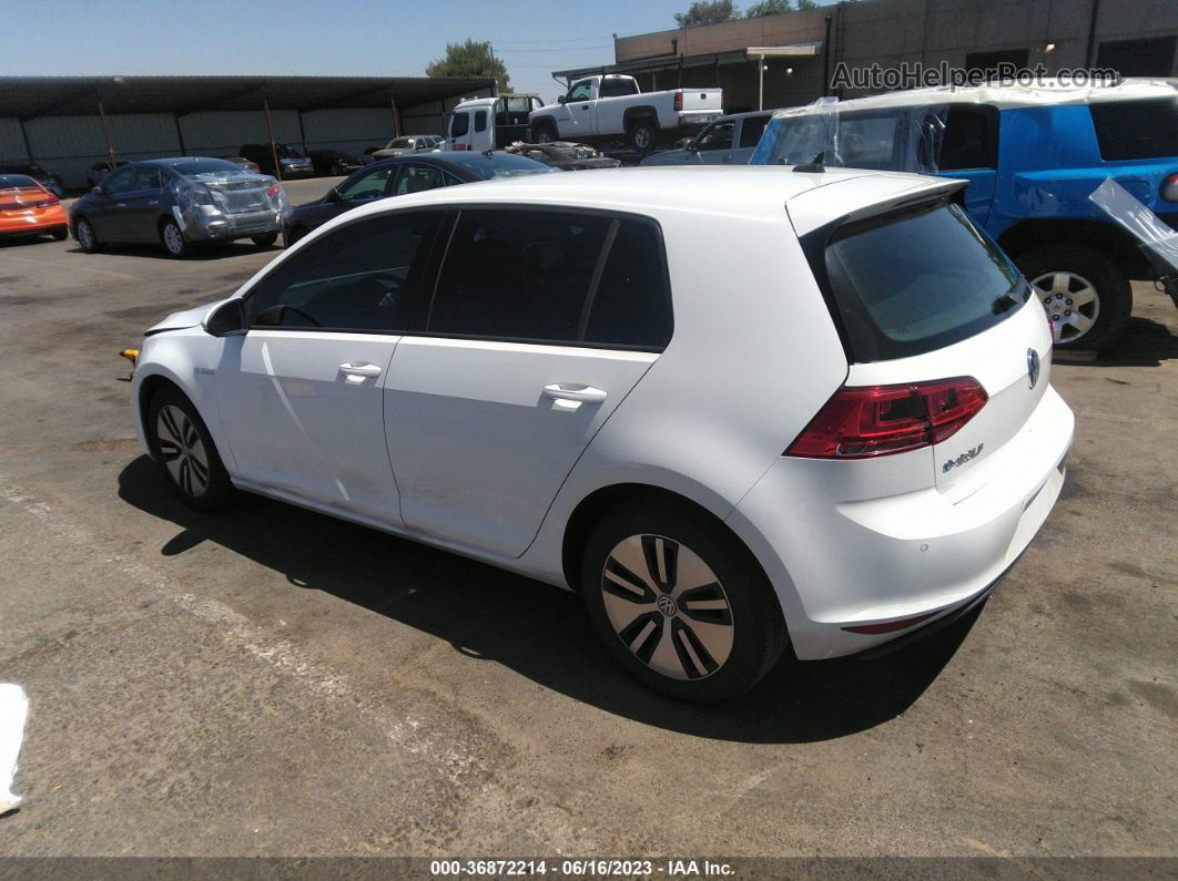 2015 Volkswagen E-golf Sel Premium Белый vin: WVWPP7AU0FW909186