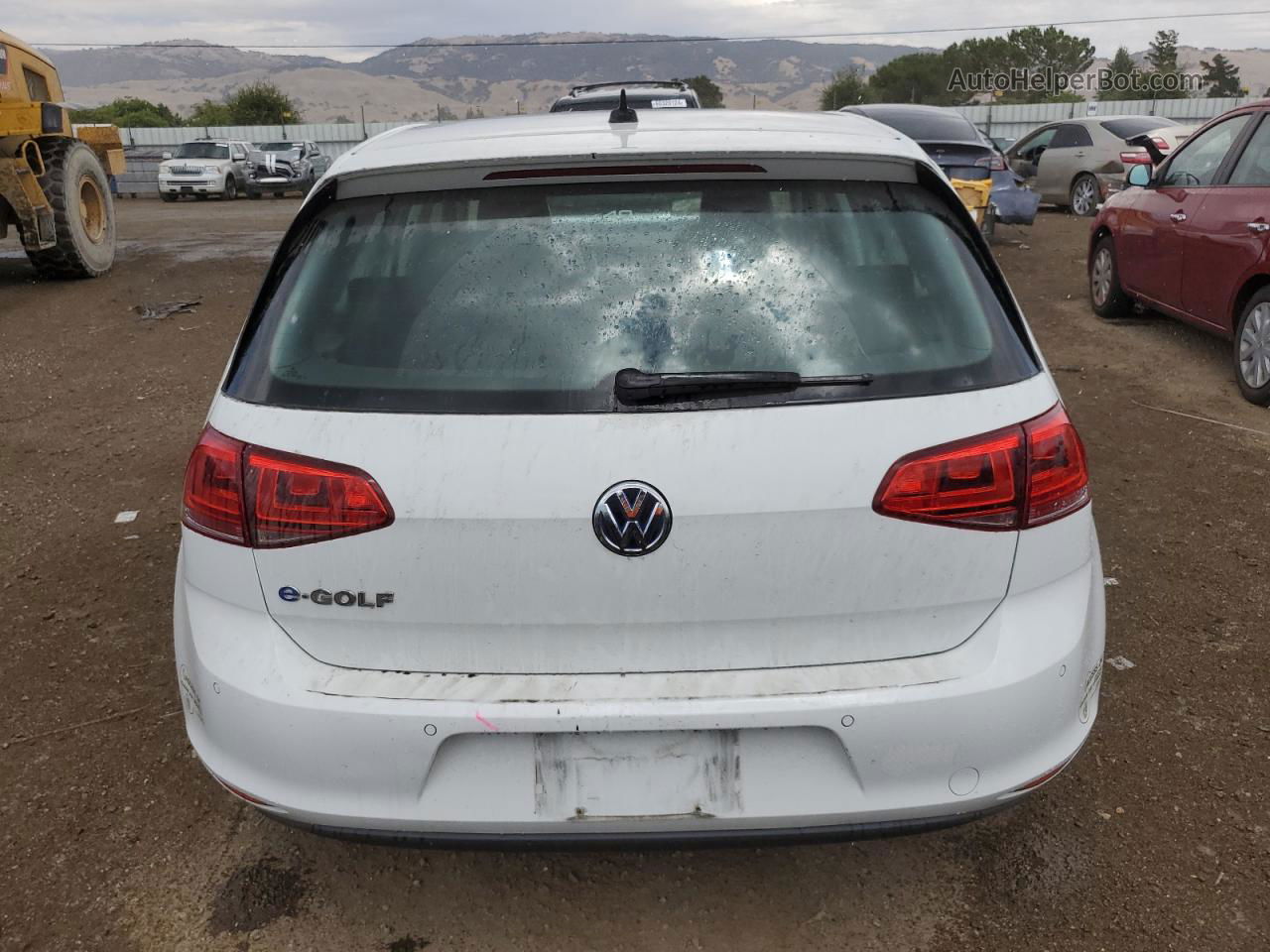 2015 Volkswagen E-golf Sel Premium White vin: WVWPP7AU1FW903929