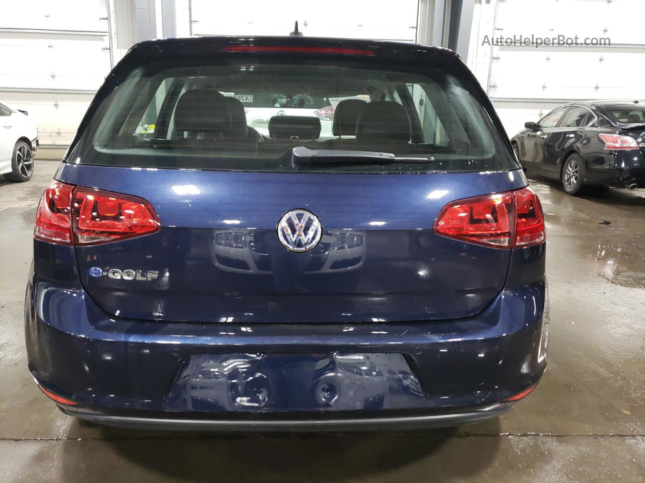 2016 Volkswagen E-golf Sel Premium Blue vin: WVWPP7AU2GW914004