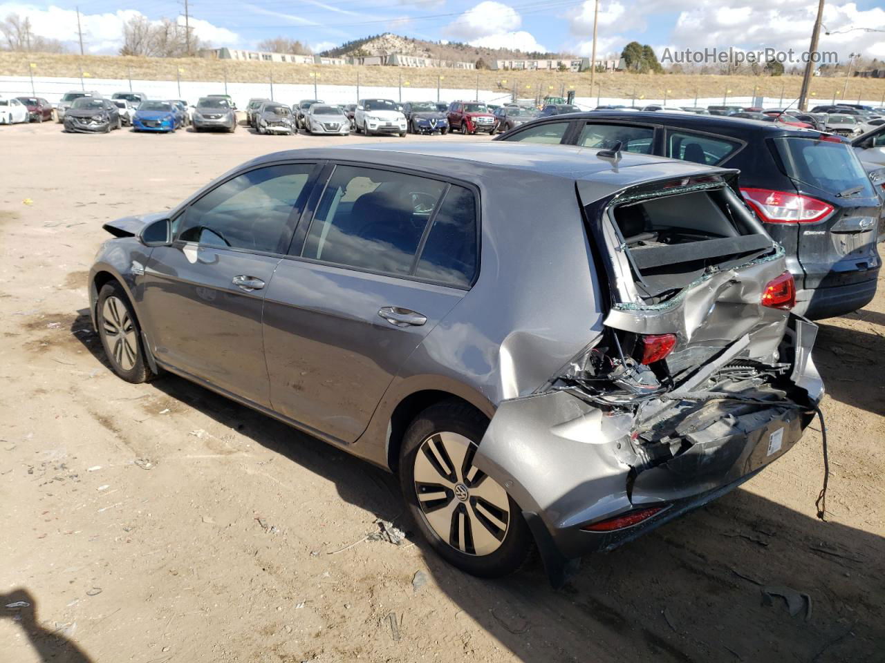 2016 Volkswagen E-golf Sel Premium Серый vin: WVWPP7AU3GW917154