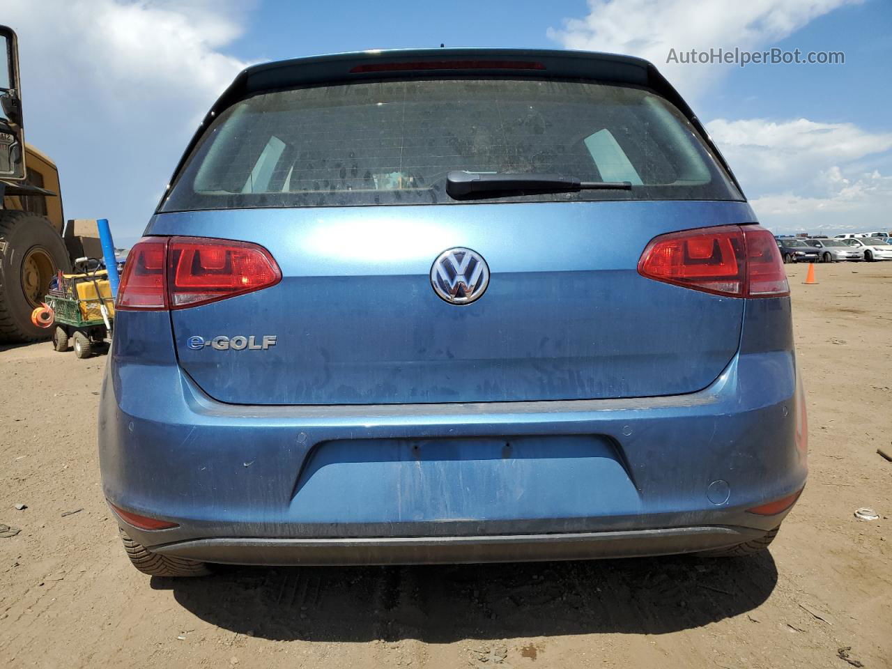 2015 Volkswagen E-golf Sel Premium Blue vin: WVWPP7AU4FW911779