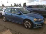 2016 Volkswagen E-golf Sel Premium Blue vin: WVWPP7AU5GW915227