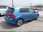 2015 Volkswagen E-golf Sel Premium Blue vin: WVWPP7AU6FW910150