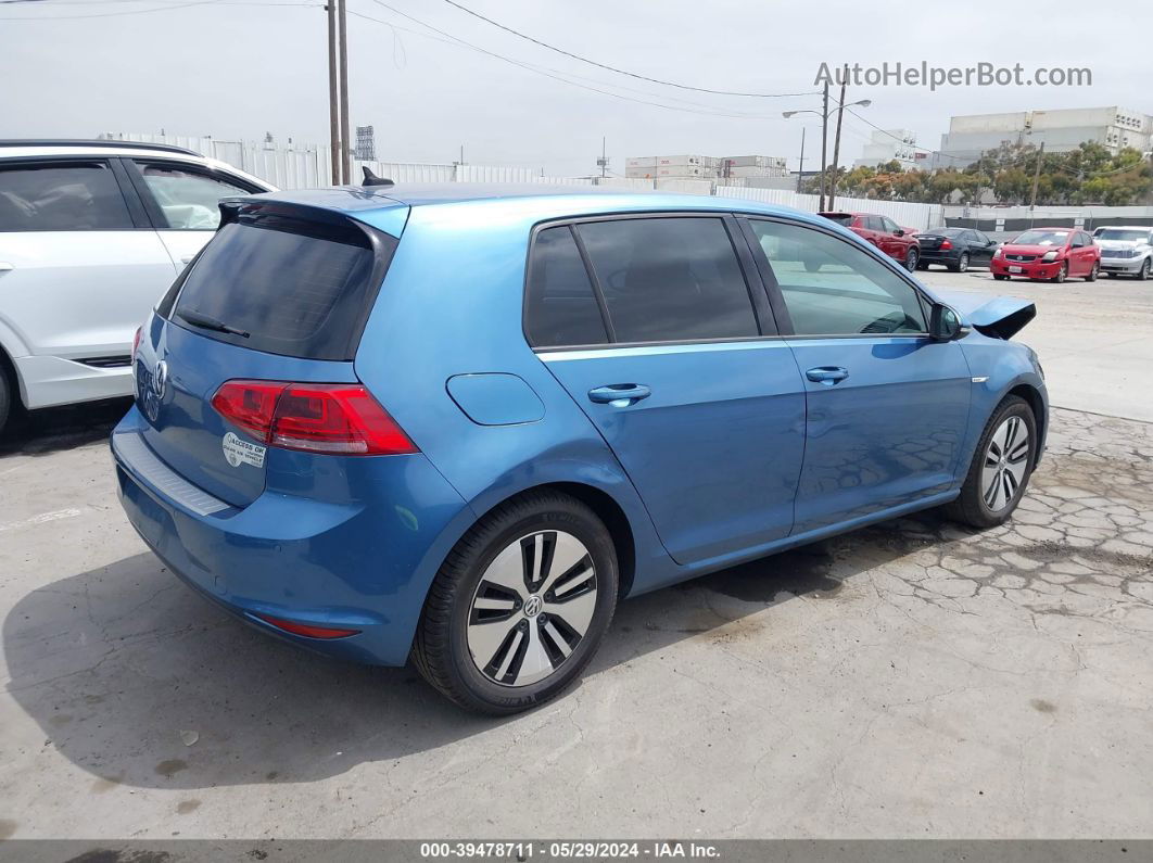 2015 Volkswagen E-golf Sel Premium Blue vin: WVWPP7AU6FW910150