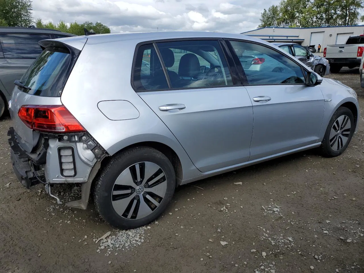 2015 Volkswagen E-golf Sel Premium Silver vin: WVWPP7AU8FW911364