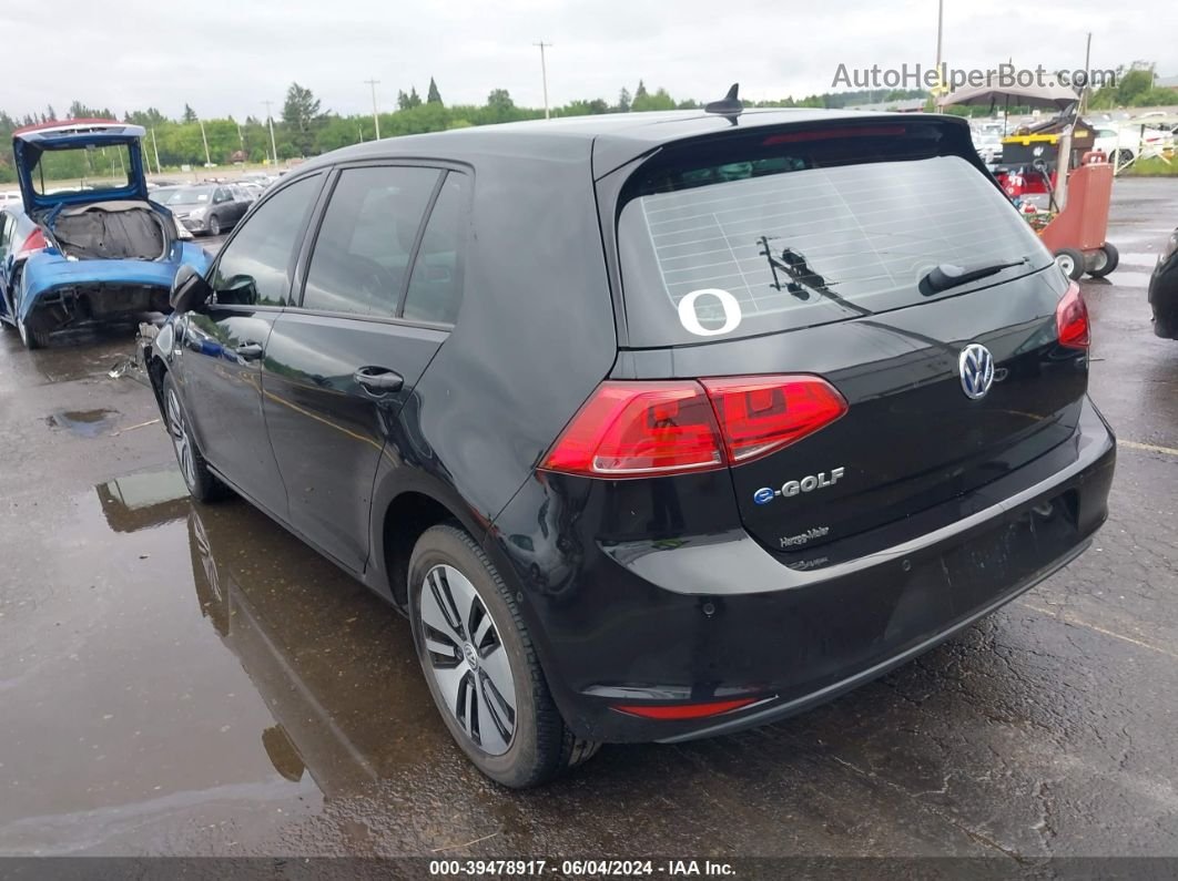 2016 Volkswagen E-golf Sel Premium Black vin: WVWPP7AU8GW915111